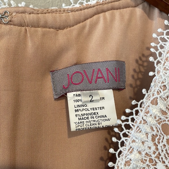 Jovani white lace dress - Picture 6 of 8